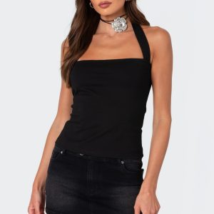 Marisol Straight Neck Halter Top