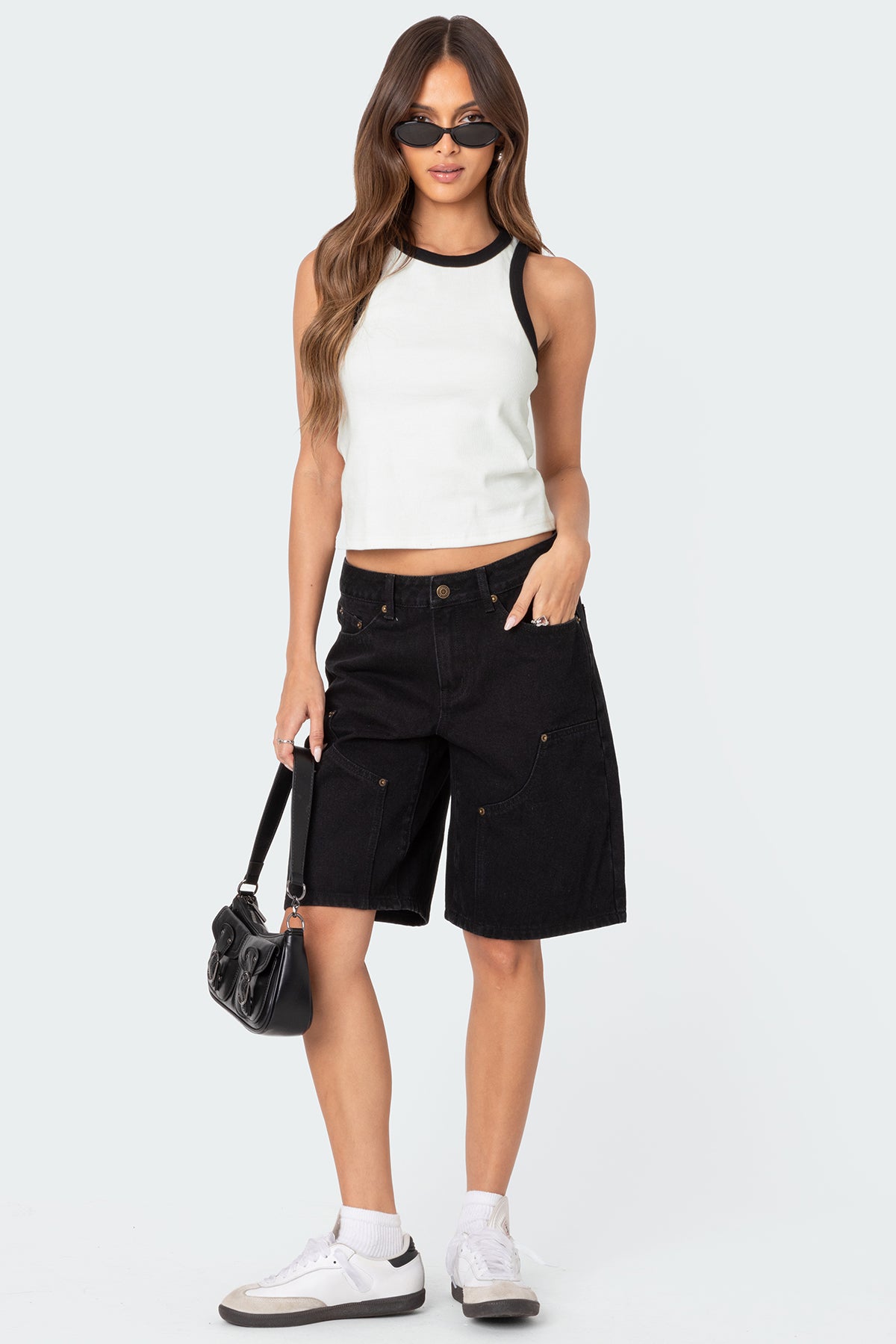 Wes Contrast Ribbed Tank Top - Image 2