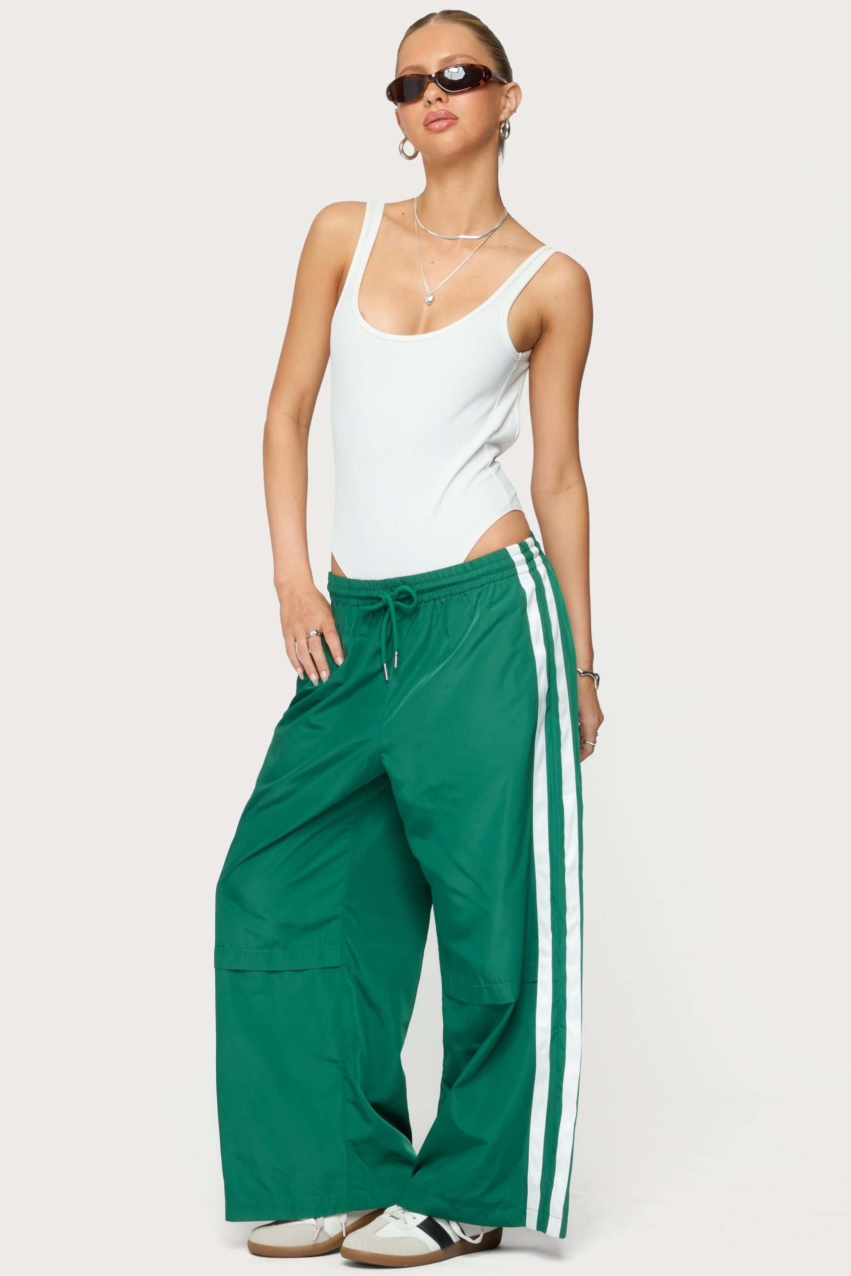 Petite Fauna Nylon Track Pants - Image 5