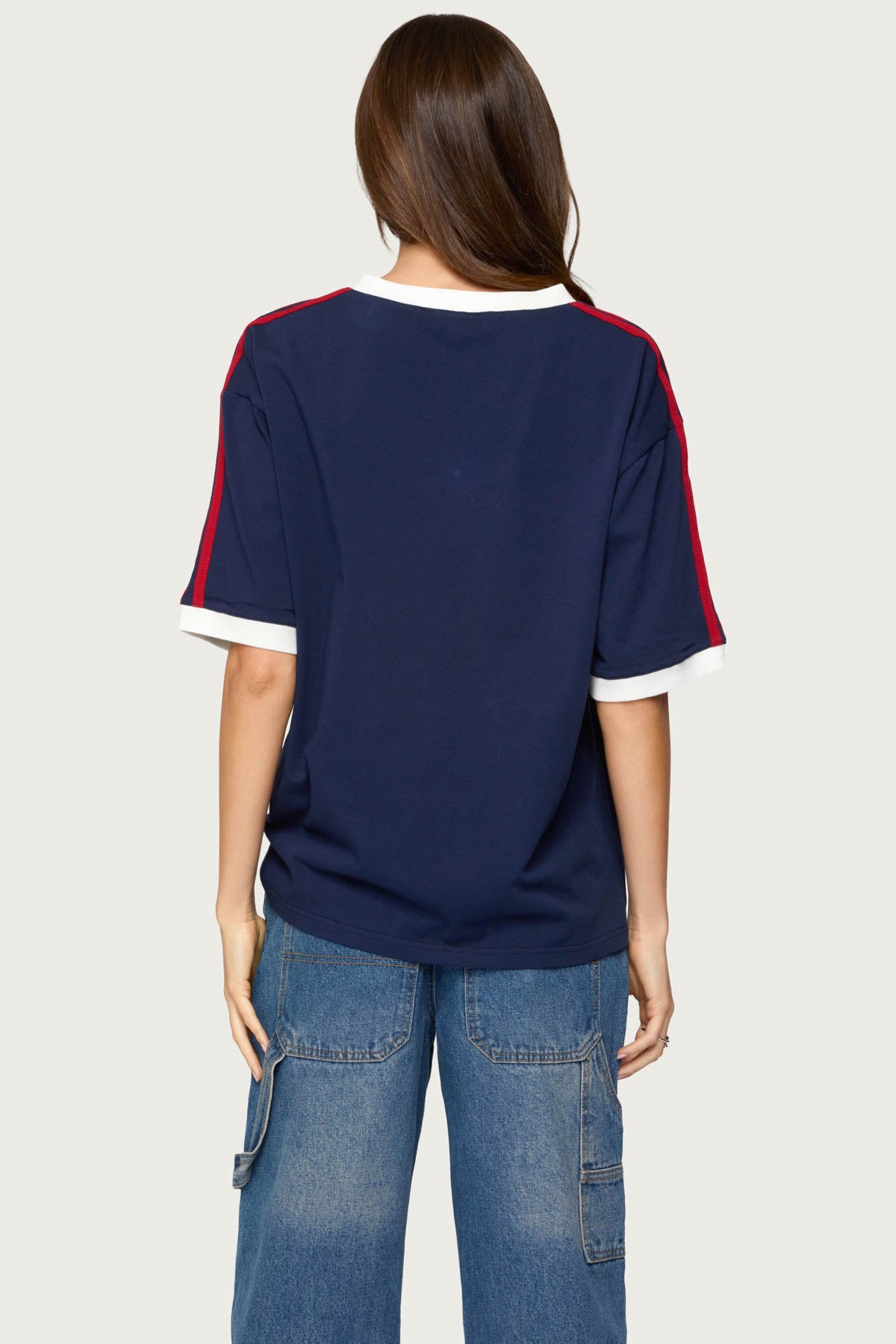 Australia 96 Contrast Oversized T Shirt - Image 5