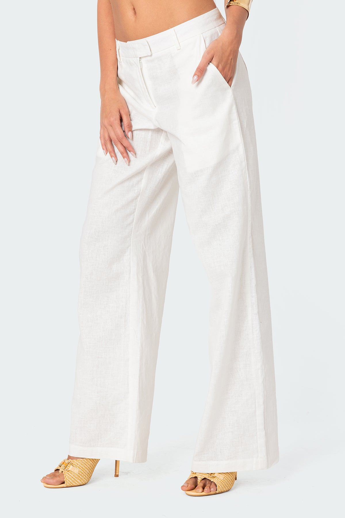 Arya Linen Look Pants - Image 4