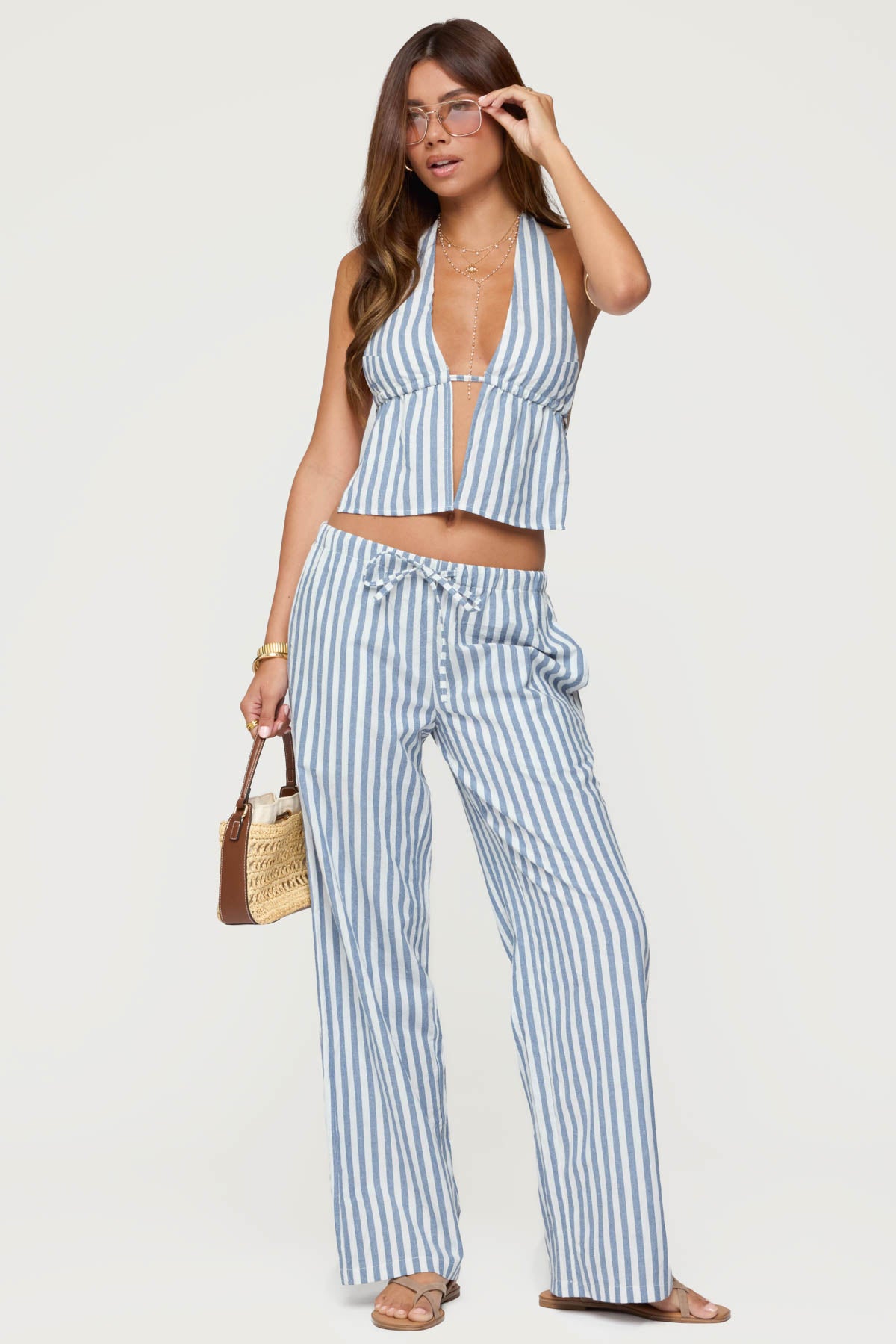 Macey Striped Pants