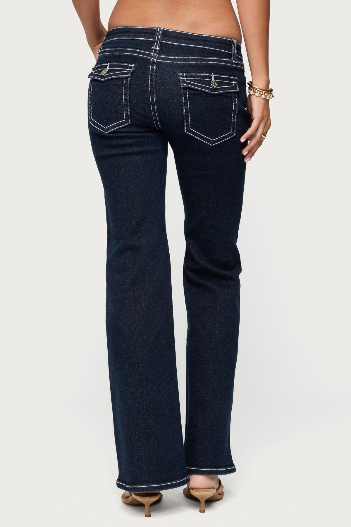 Louis Contrast Low Rise Jeans - Image 5