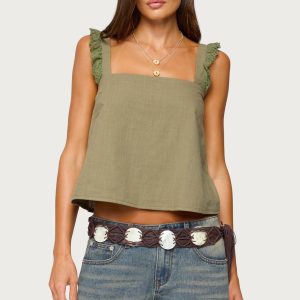 Viviana Linen Look Top