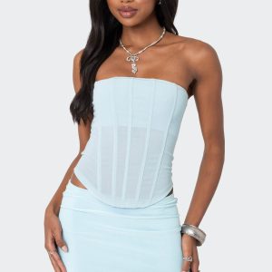 Vega Sheer Mesh Corset