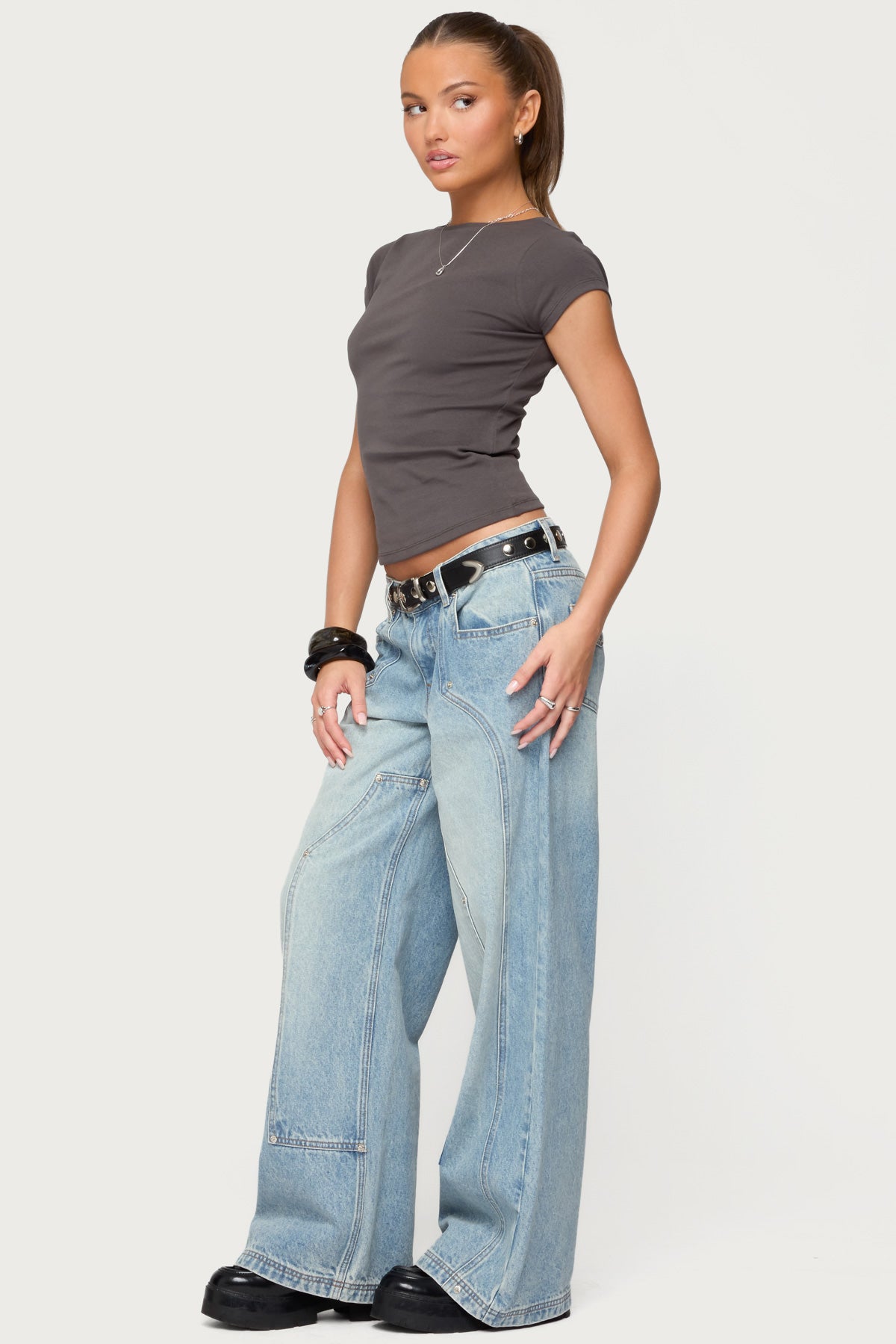 Dema Western Low Rise Jeans - Image 3