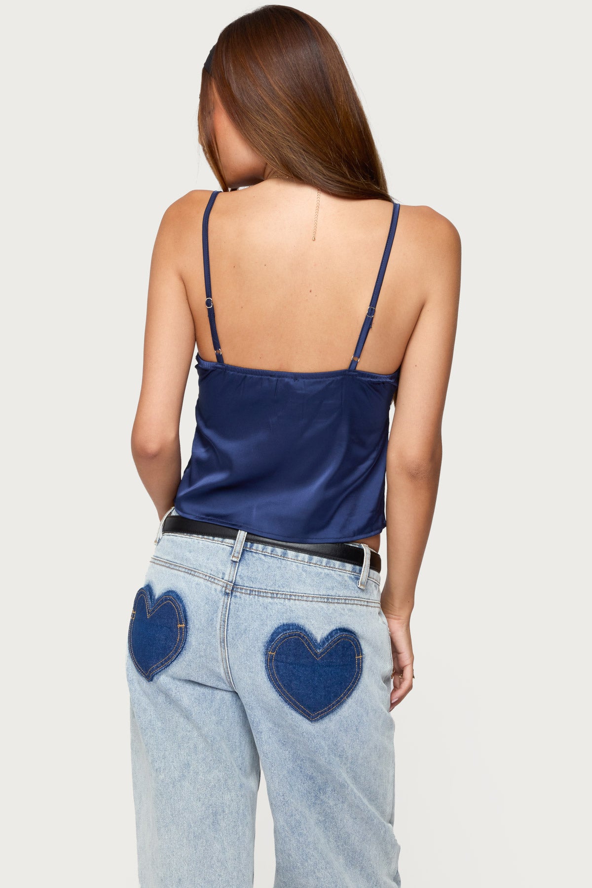 Tamar Satin Effect Tank Top - Image 5