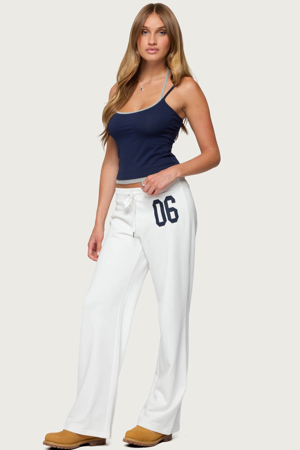 Roya Layered Halter Tank Top - Image 4