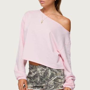 Aveline Off Shoulder Light Sweatshirt