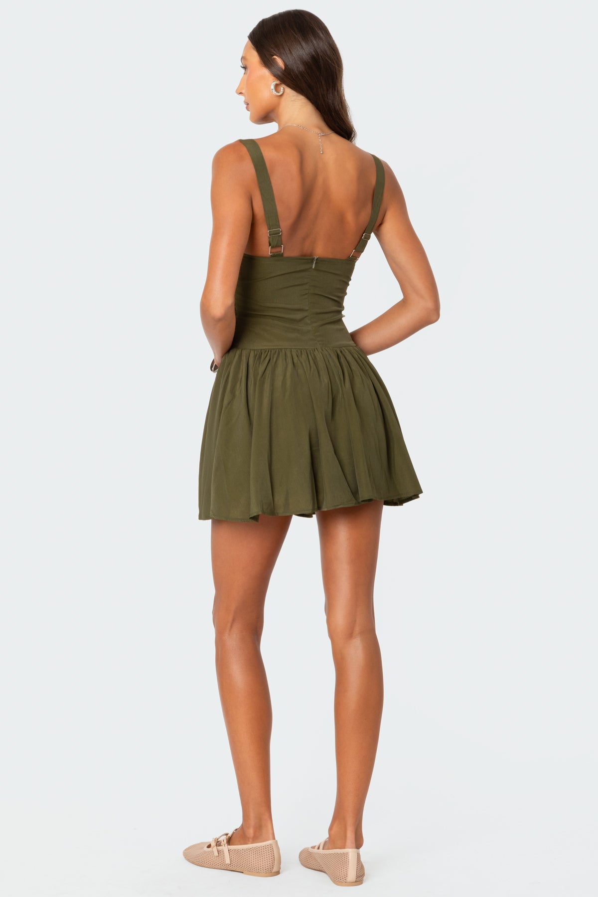 Drop Waist Smocked Mini Dress - Image 5