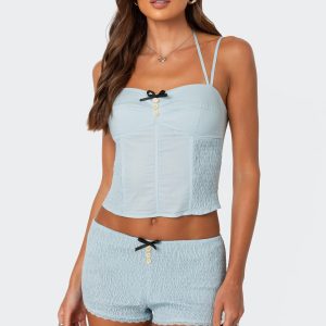 Saffron Side Scrunched Corset