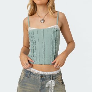 Ruffled Bra Top