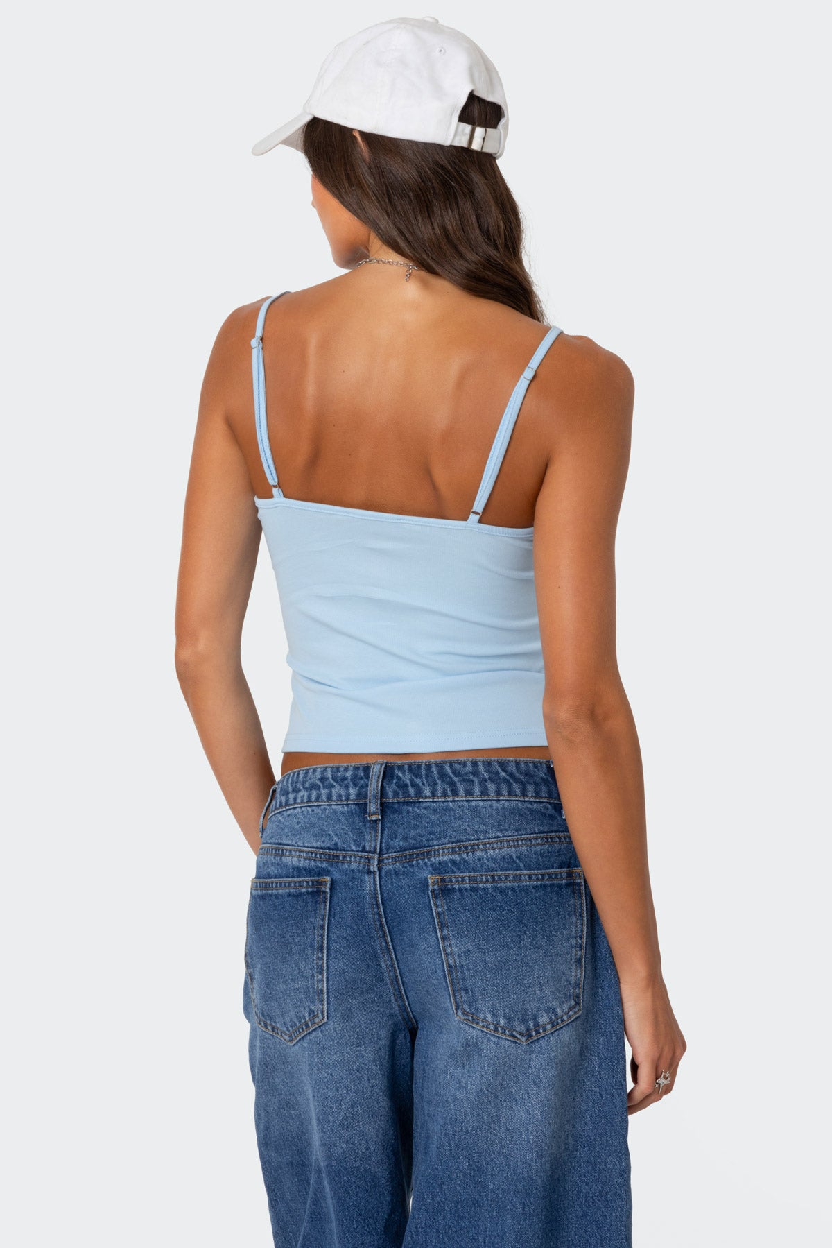 Ribbed Henley Tank Top - Image 4