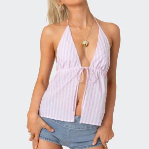 Madelyn Tie Front Top