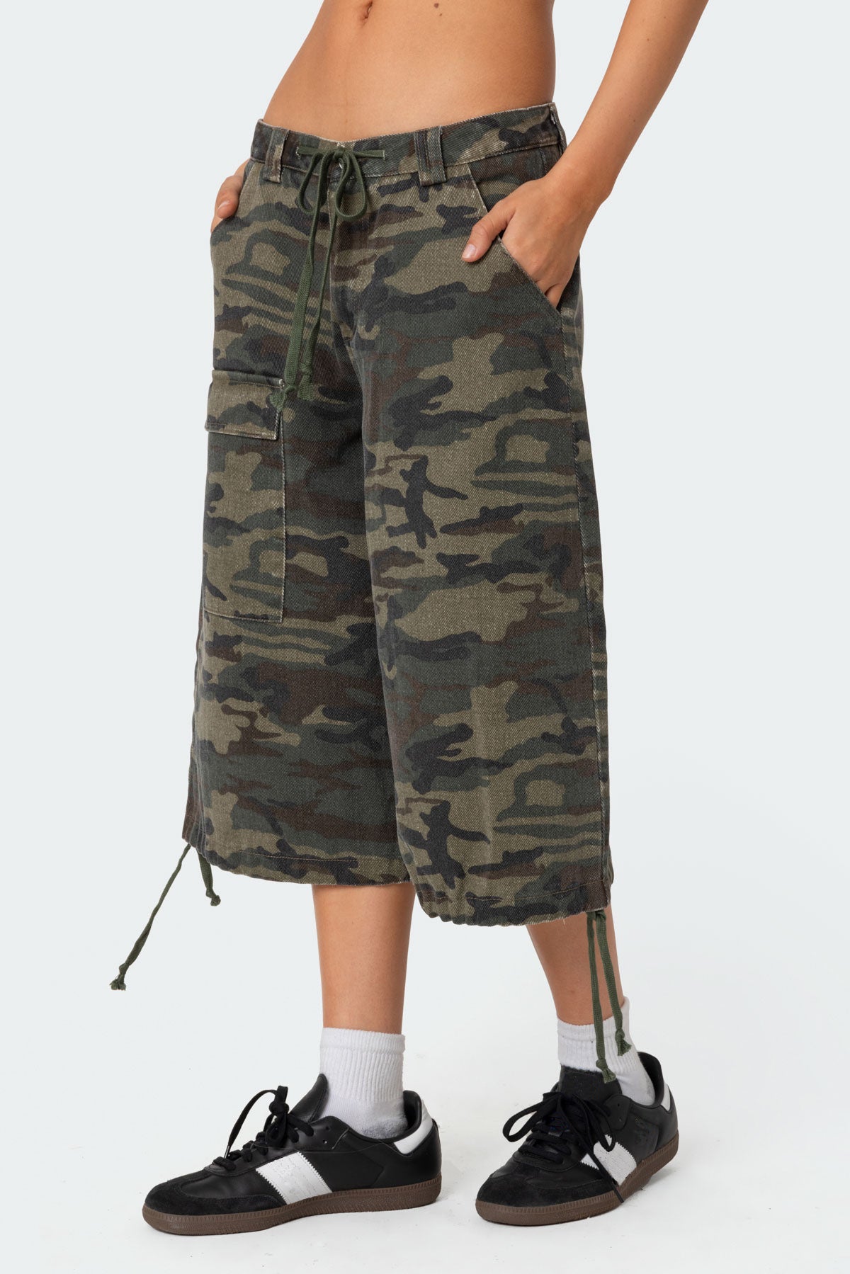 Camo Cargo Bermuda Shorts - Image 3