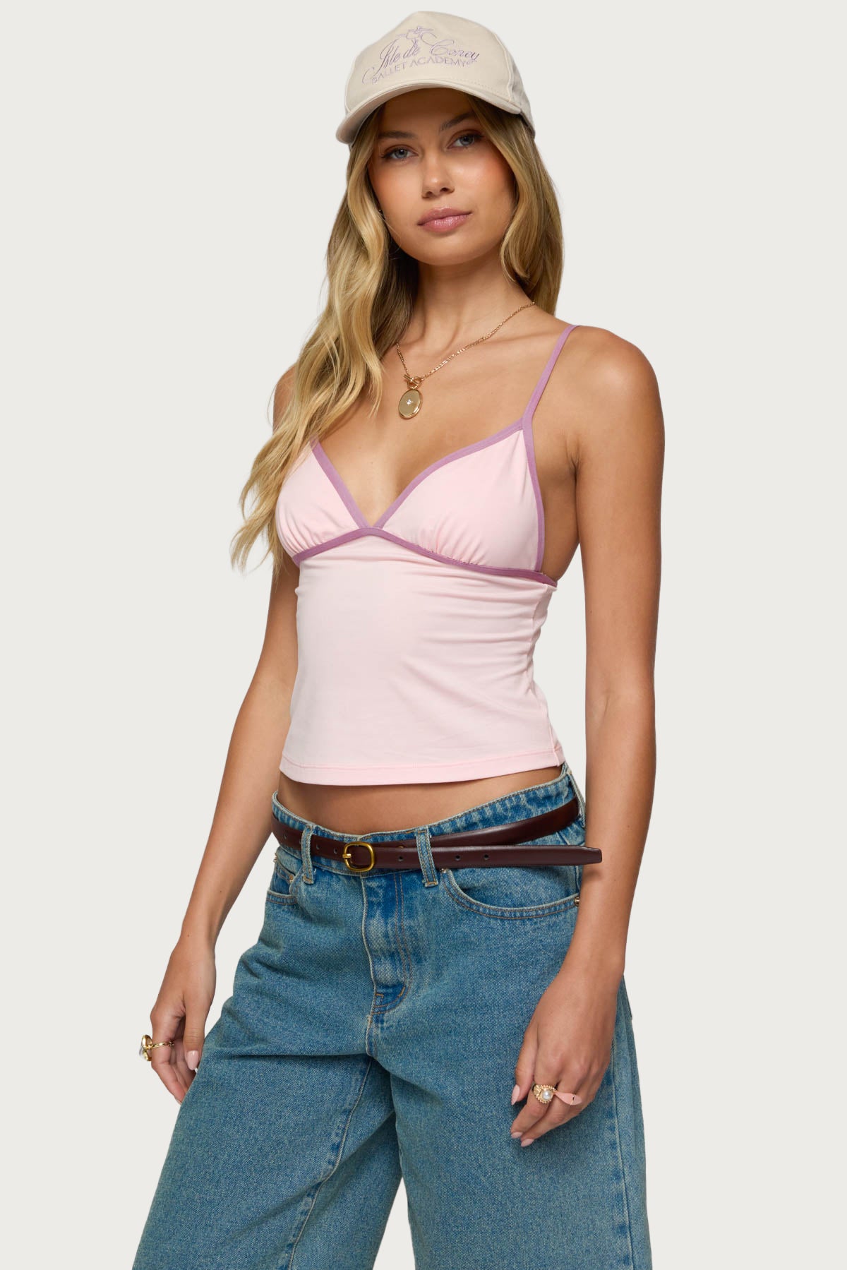Leona Contrast Tank Top - Image 3