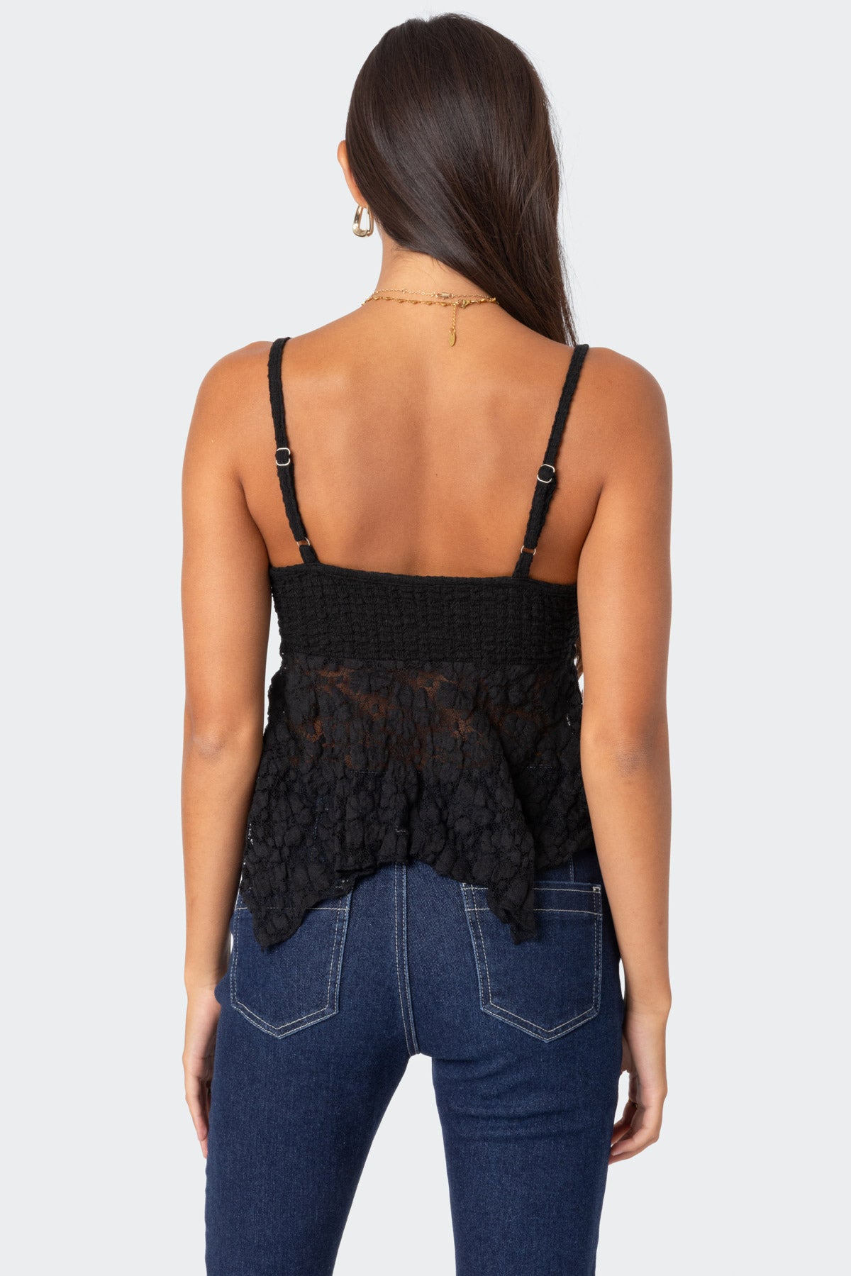 Orchid Sheer Lace Top - Image 4