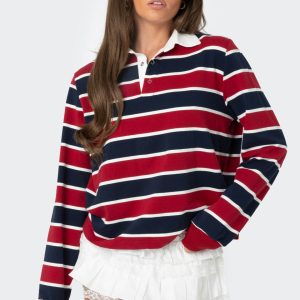 Hanna Striped Collared Shirt