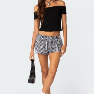 Gingham Boxer Shorts