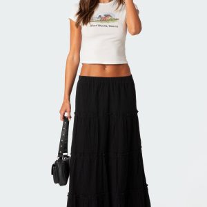 Charlotte Tiered Maxi Skirt