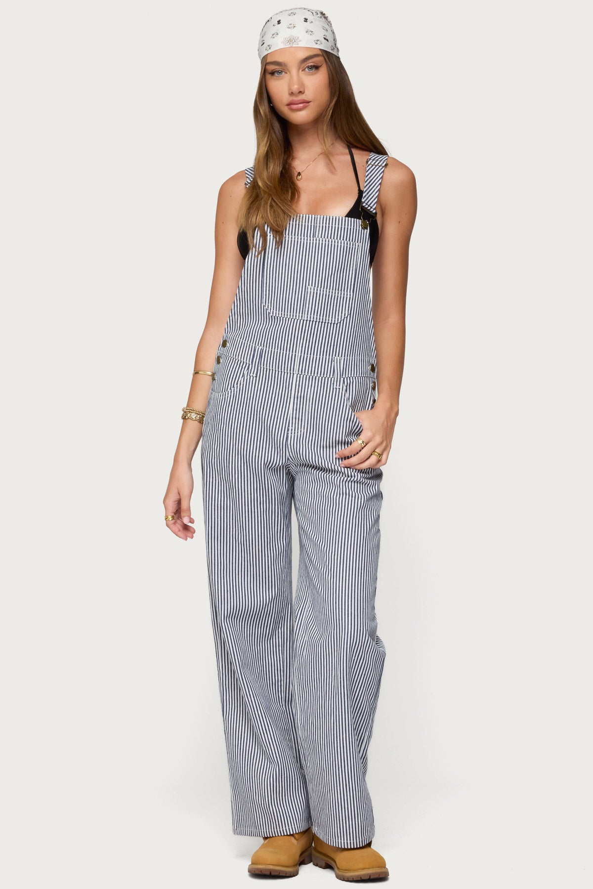 Tamsin Striped Overalls - Image 3