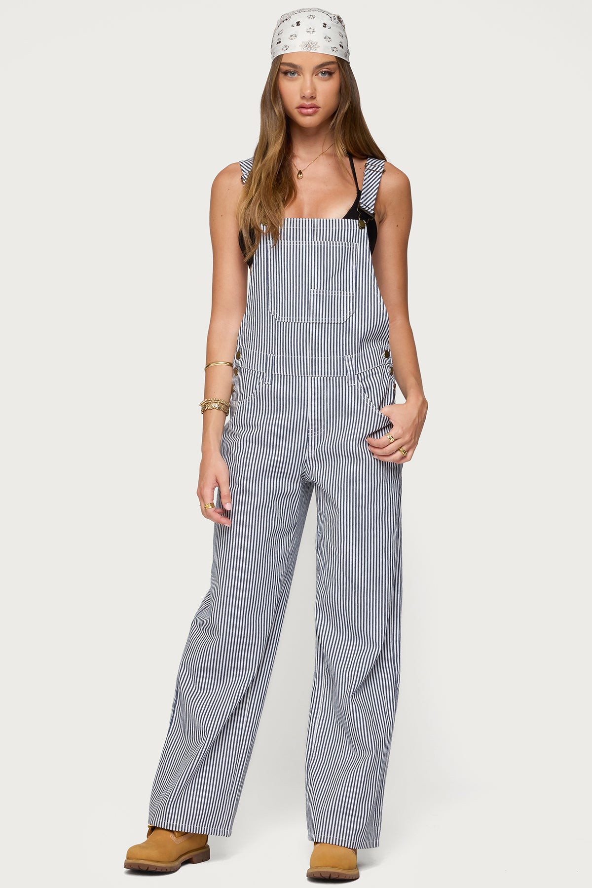 Tamsin Striped Overalls - Image 5