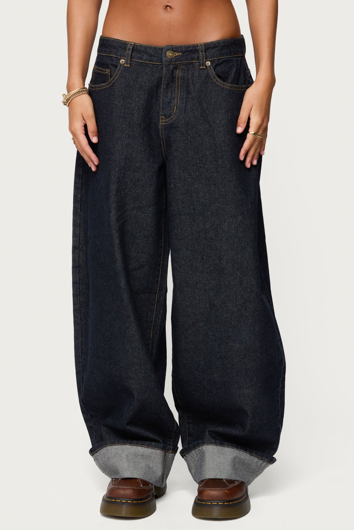 Kella Extra Oversized Low Rise Jeans - Image 2