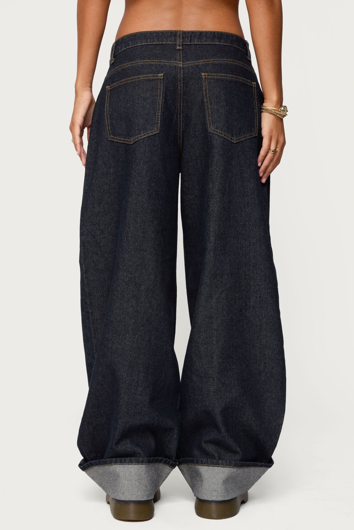 Kella Extra Oversized Low Rise Jeans - Image 5