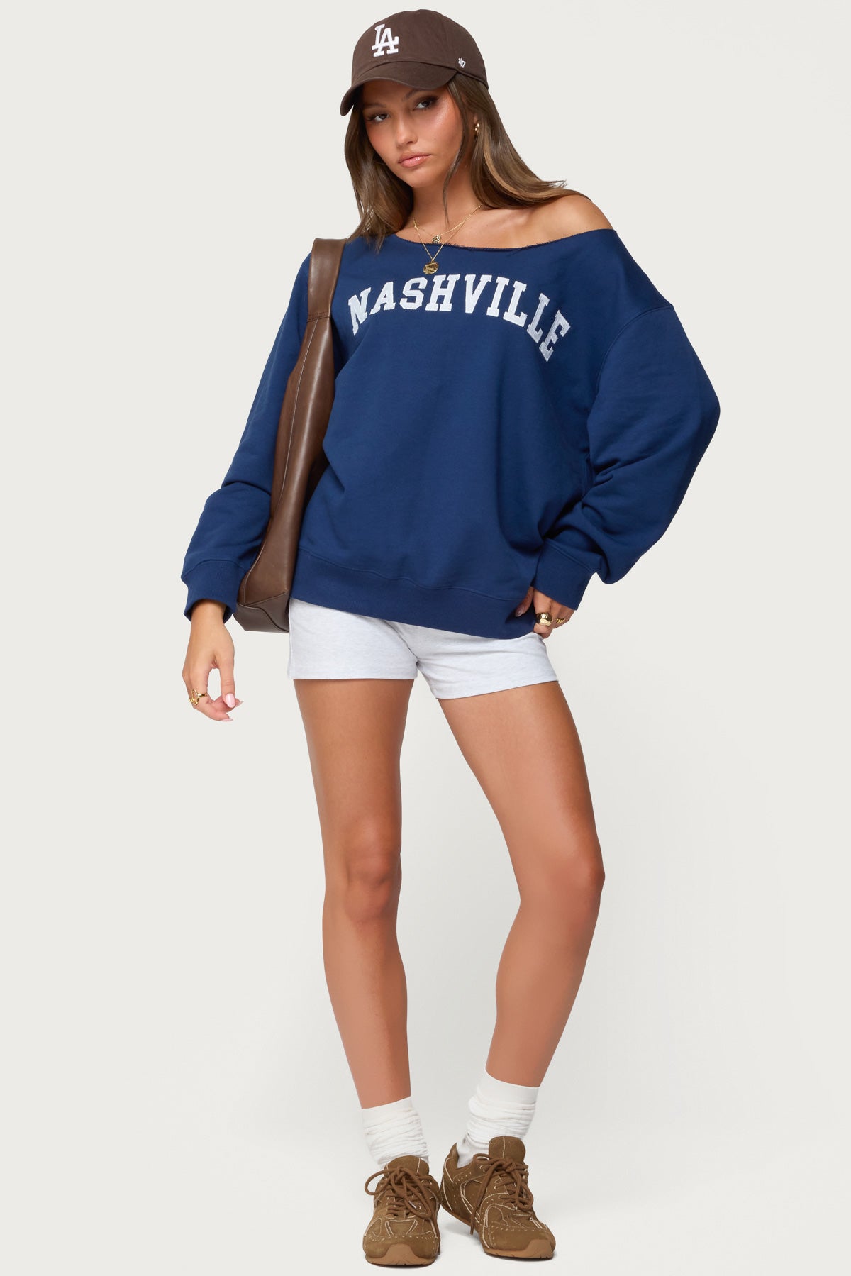 Nashville Oversized Wide Neck Sweatshirt - Image 2