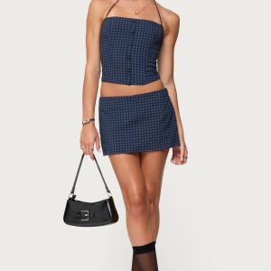 Winsley Gingham Mini Skort