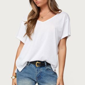 Sonora Oversized V Neck T Shirt