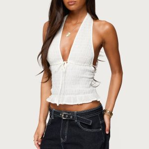 Larissa Scrunch Halter Top