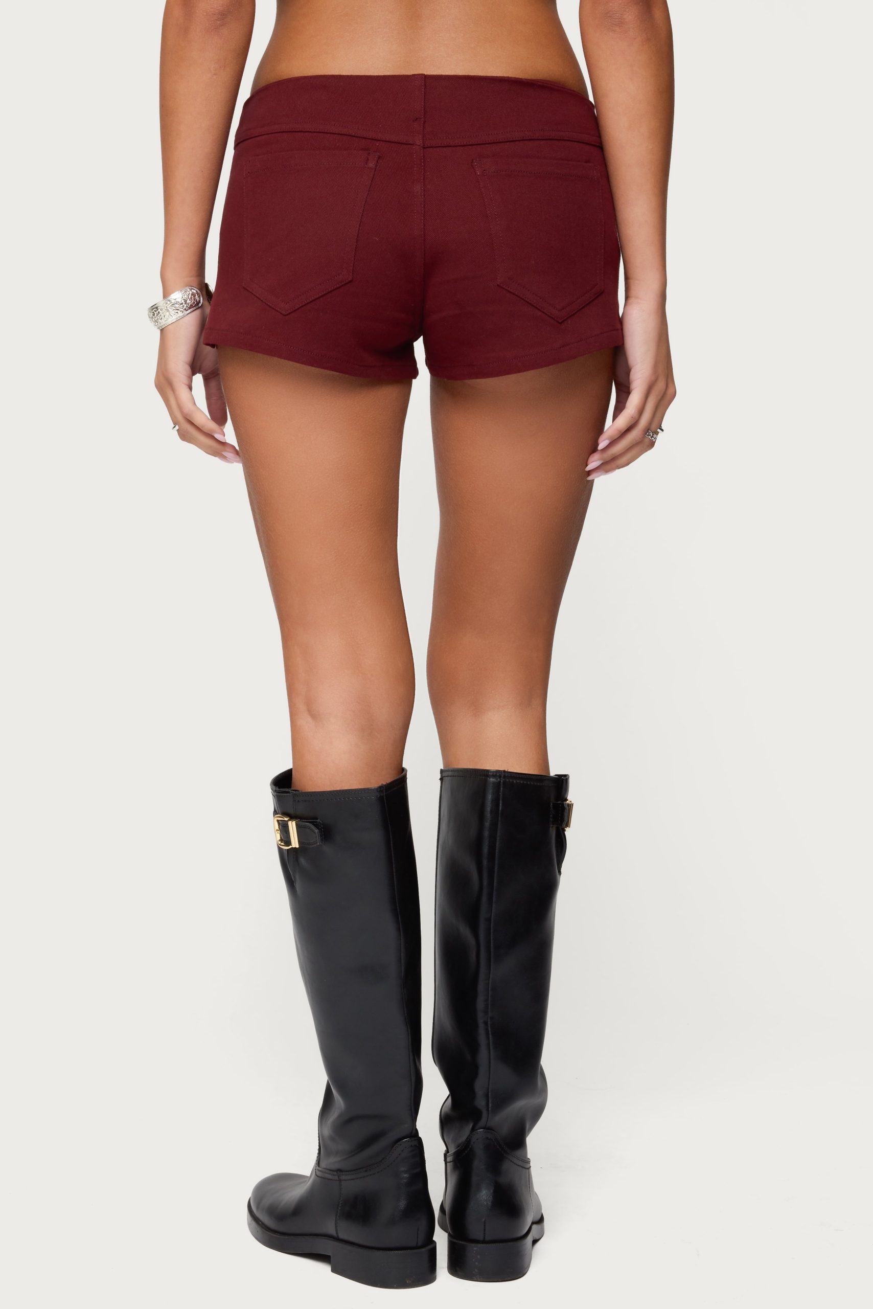 Dinah Denim Micro Shorts - Image 5