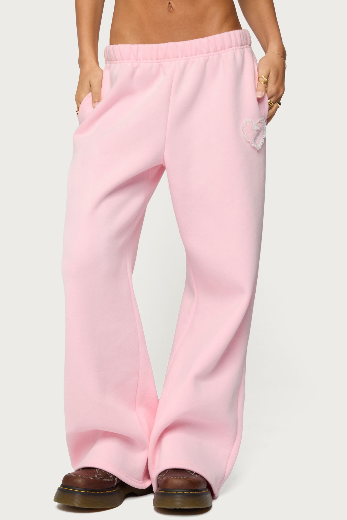 Love Edikted Wide Leg Sweatpants - Image 3