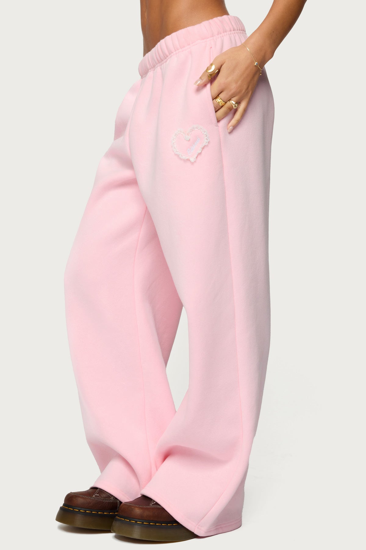 Love Edikted Wide Leg Sweatpants - Image 4