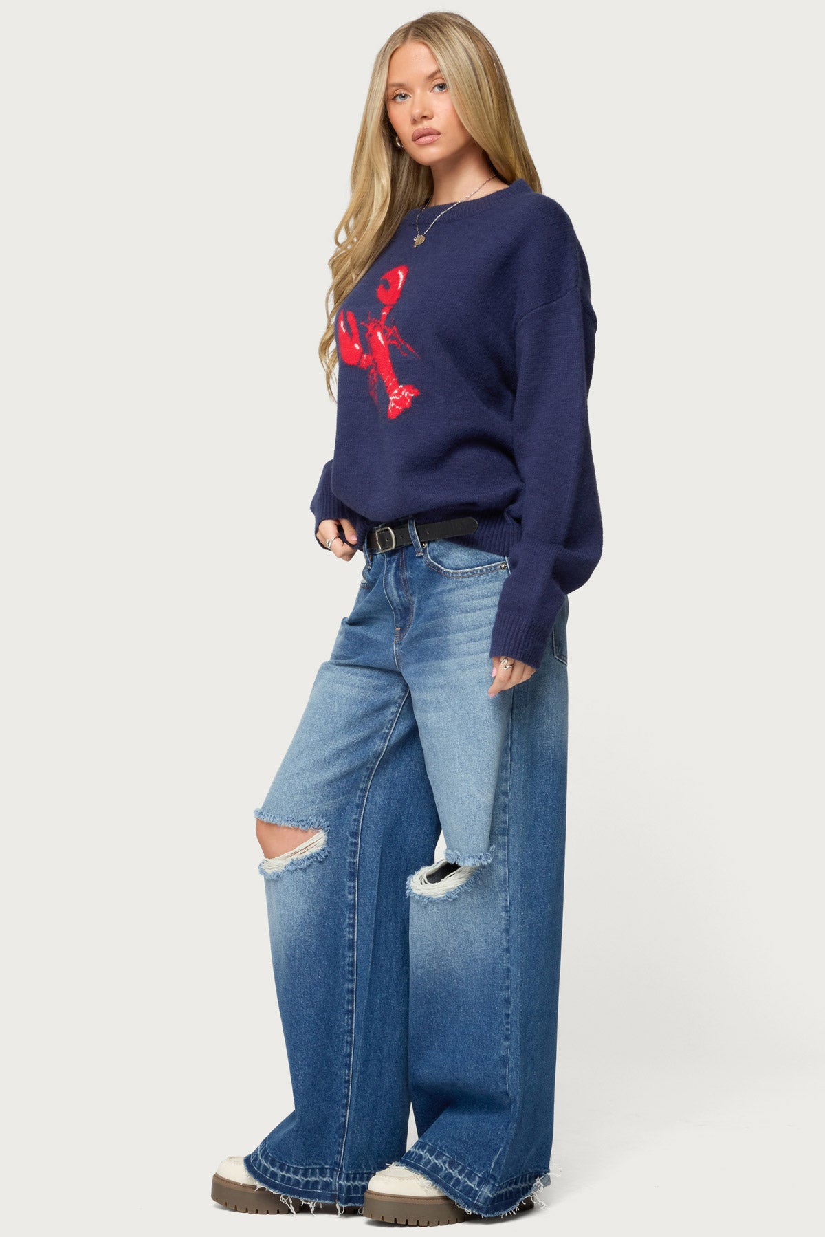 Don't Be Shellfish Knit Sweater - Image 4