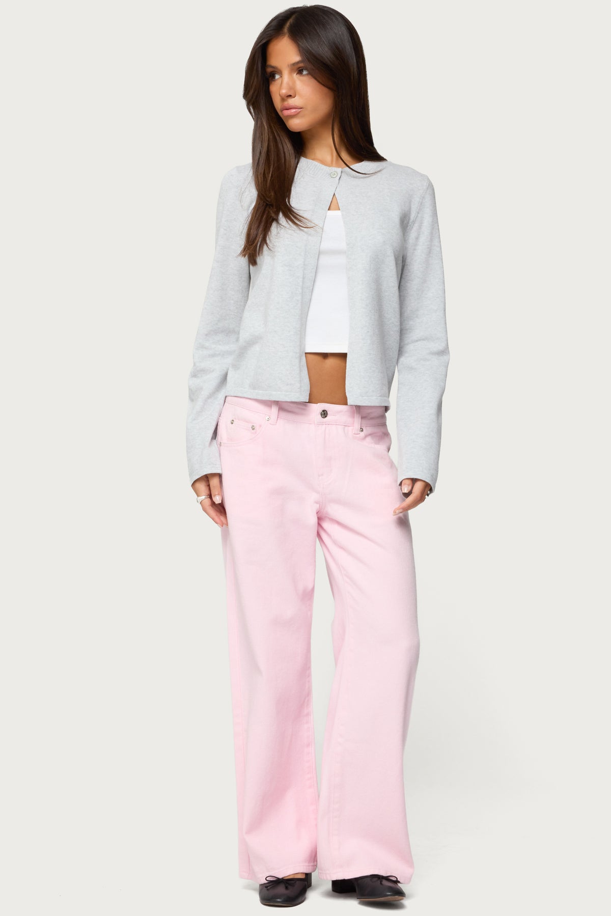 Jenie Split Front Knit Cardigan - Image 5