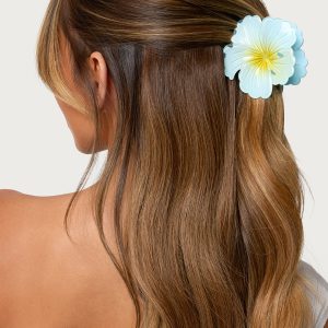 Hibiscus Flower Claw Clip