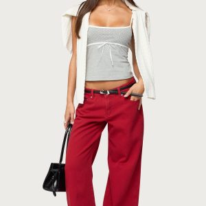 Petite Roman Low Rise Slouchy Jeans