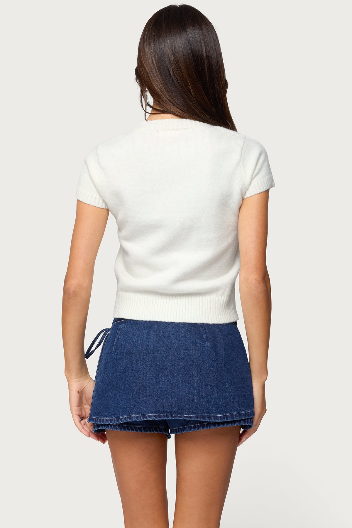 Coreen Button Up Knit Top - Image 6