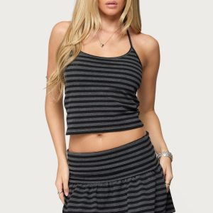 Moria Striped Halter Top
