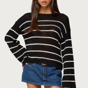 Drop Shoulder Light Knit Sweater