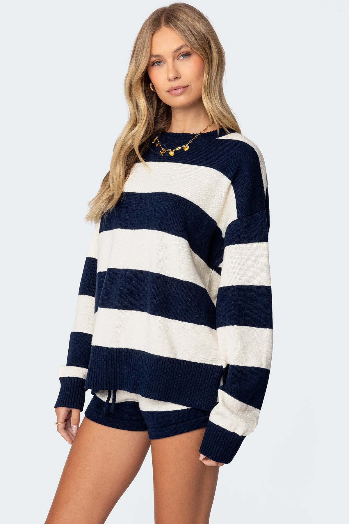 Riley Oversized Striped Sweater - Image 3
