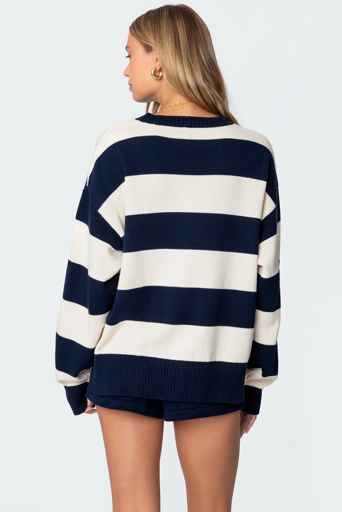Riley Oversized Striped Sweater - Image 5