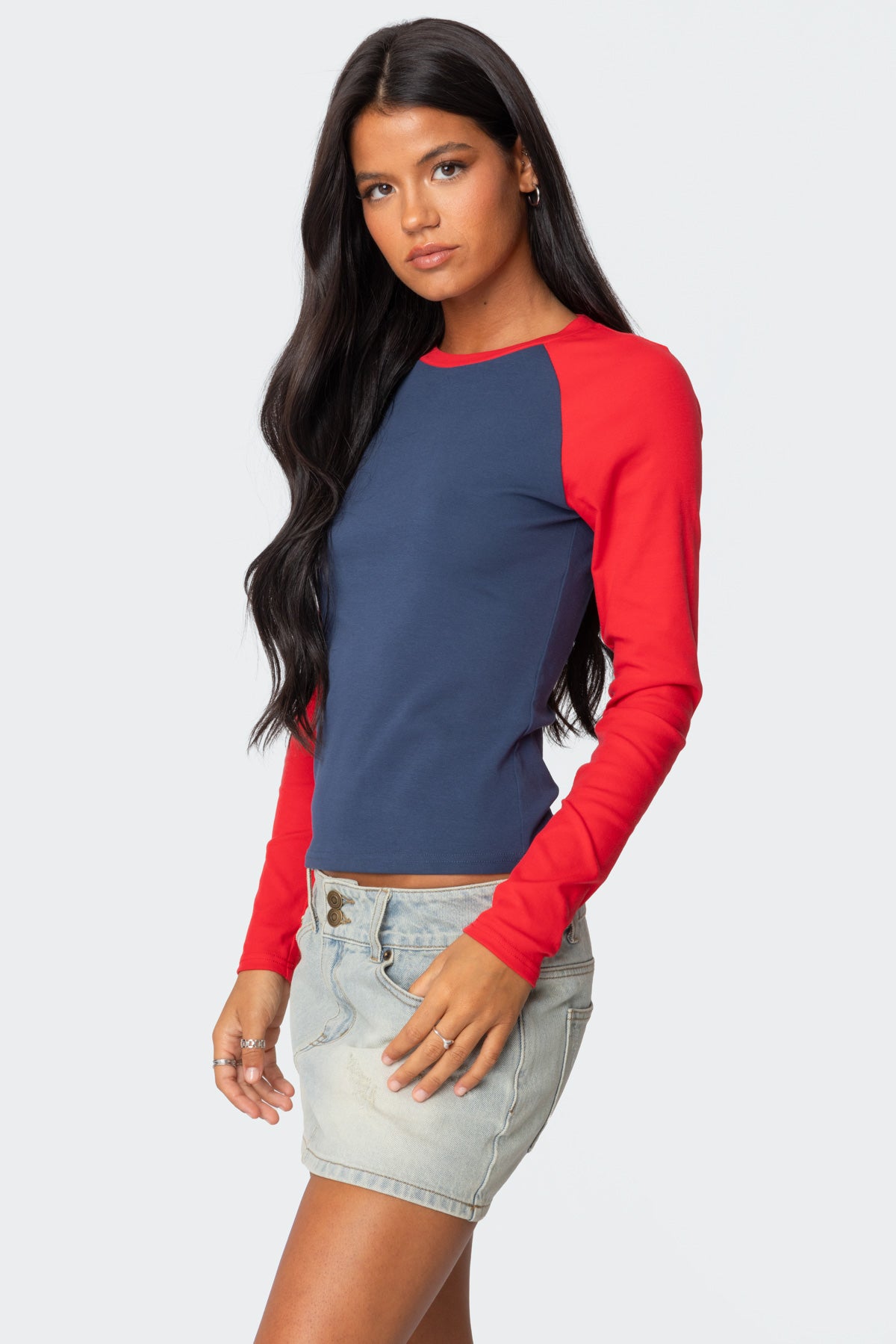 Tommi Raglan Long Sleeve T Shirt - Image 3