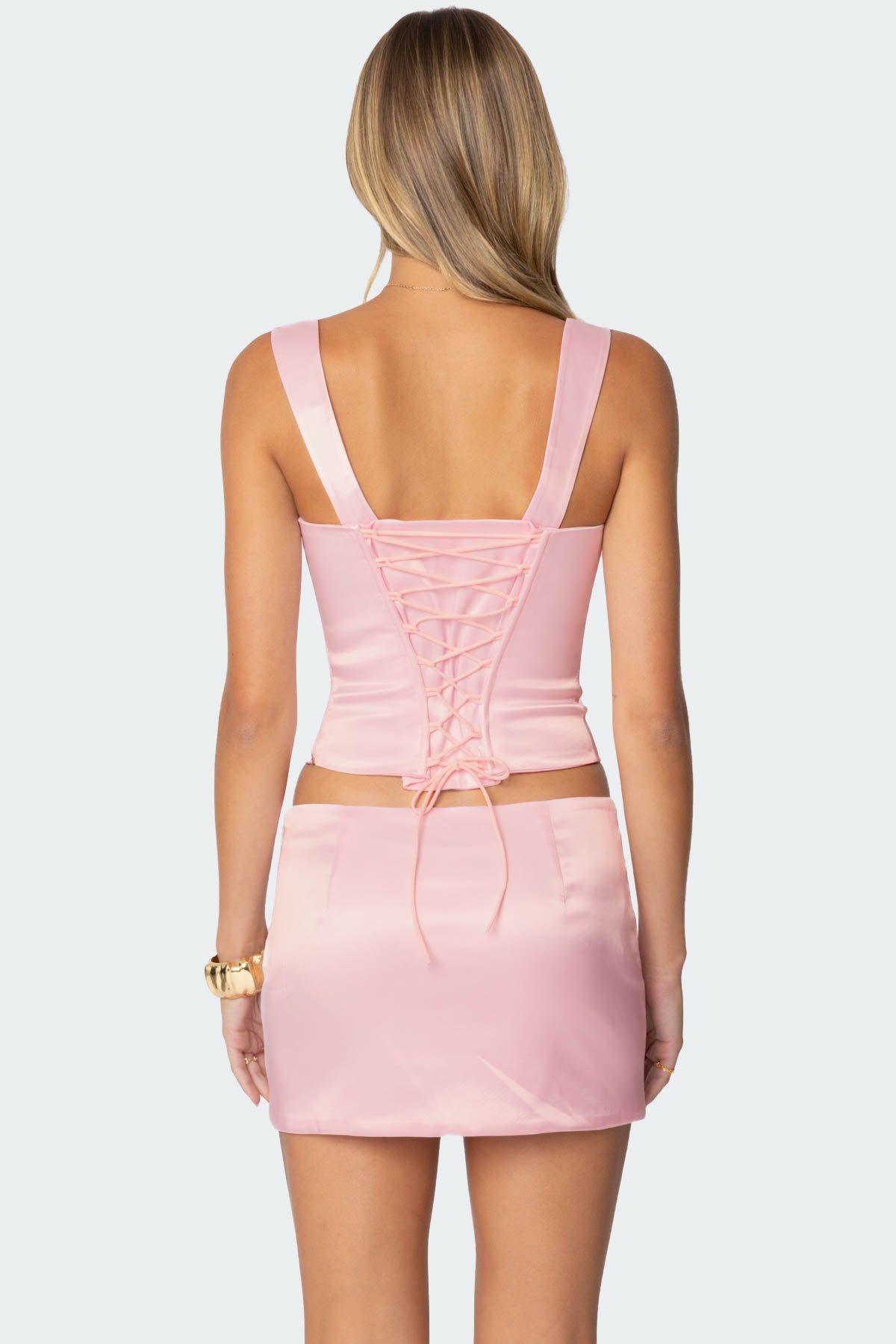 Camila Satin Effect Corset - Image 3