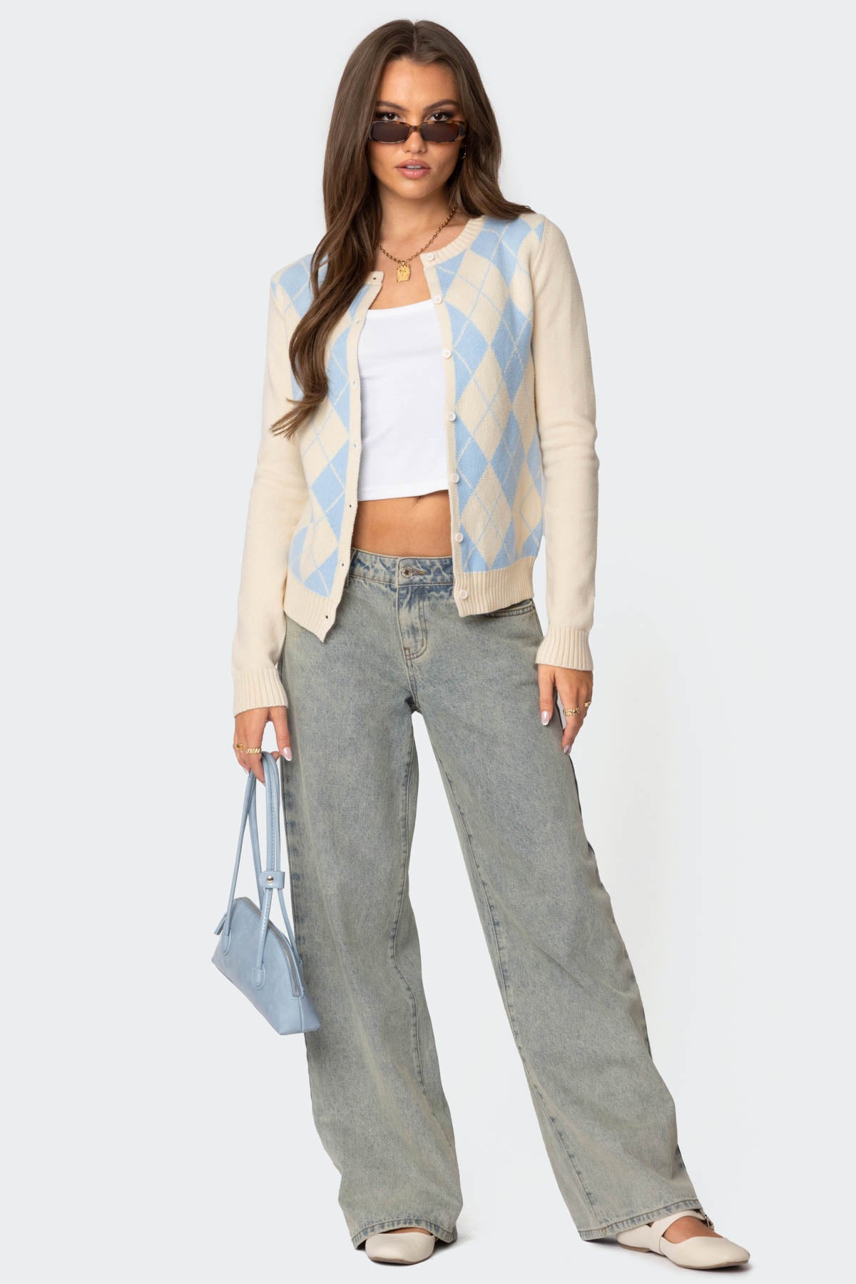 Maybelle Argyle Cardigan - Image 2