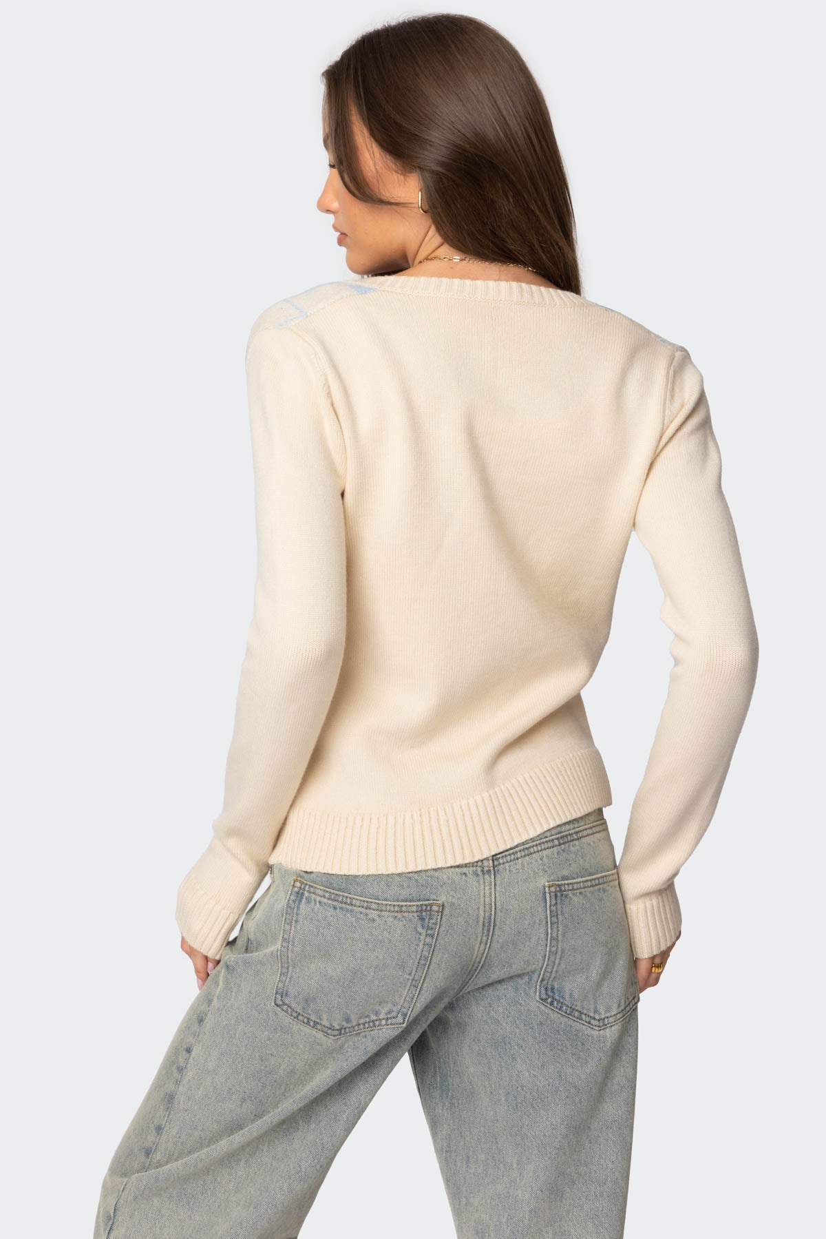 Maybelle Argyle Cardigan - Image 4