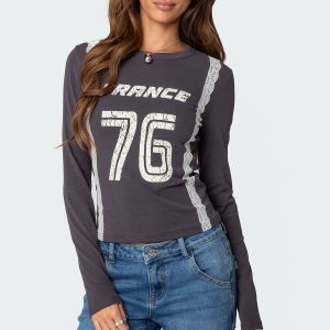 Frenchy Long Sleeve T Shirt