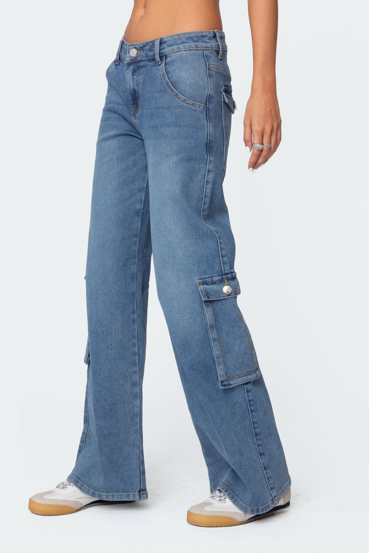 Lunar Low Rise Cargo Jeans - Image 3